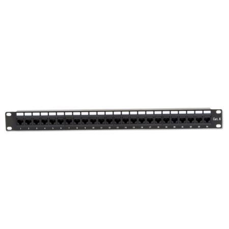 19Ã¢â‚¬Â³ Patch Panel CAT 6 24 Port (Unshielded)